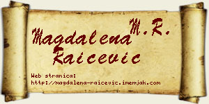 Magdalena Raičević vizit kartica